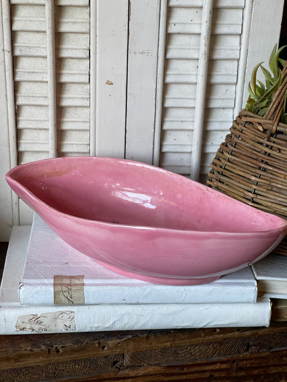 Mid Century Pink Planter