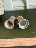 Vintage Gorham Pewter Salt and Pepper Shaker Needs Cork
