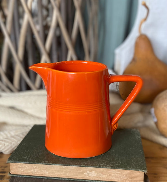 Vintage Orange Pitcher (AS IS)