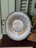 Vintage Silver Tray With Floral and Bird Details