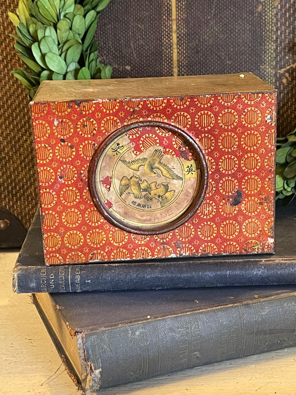 Vintage Tea Tin Made in Hong Kong