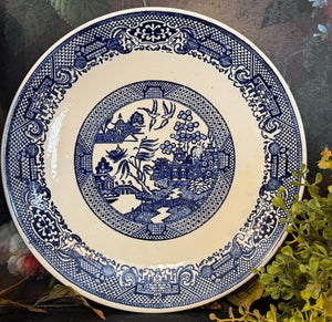 Vintage Royal China Blue Willow Ironstone Plate