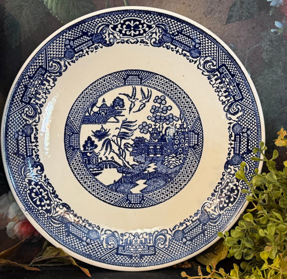 Vintage Royal China Blue Willow Ironstone Plate