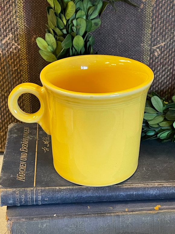 Fiestaware Yellow Tom & Jerry Ring Handle Mug