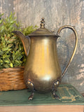 Vintage Silver Creamer with Patina