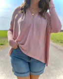 Open Back Rosey Top