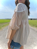 Lace Shoulder Shellie Top