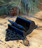 Vintage Cast Iron Wall Mount Match Holder