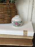 Small Squatty Floral Vase