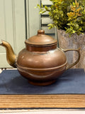 Vintage Copper and Brass Teapot