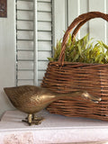 Vintage Brass Goose