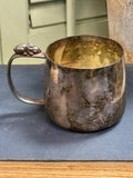 Vintage Silver-plate Kids Cup with Bunny Handle