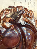 Vintage Ceramic Horse Head Bookends