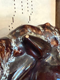Vintage Ceramic Horse Head Bookends