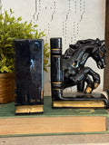 Vintage Ceramic Horse Bookends Made In Japan