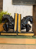 Vintage Ceramic Horse Bookends Made In Japan
