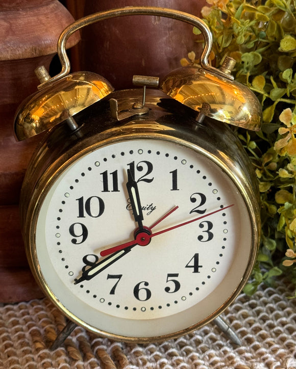 Vintage Equity Alarm Clock