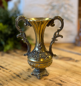 Vintage Italian Brass Budvase