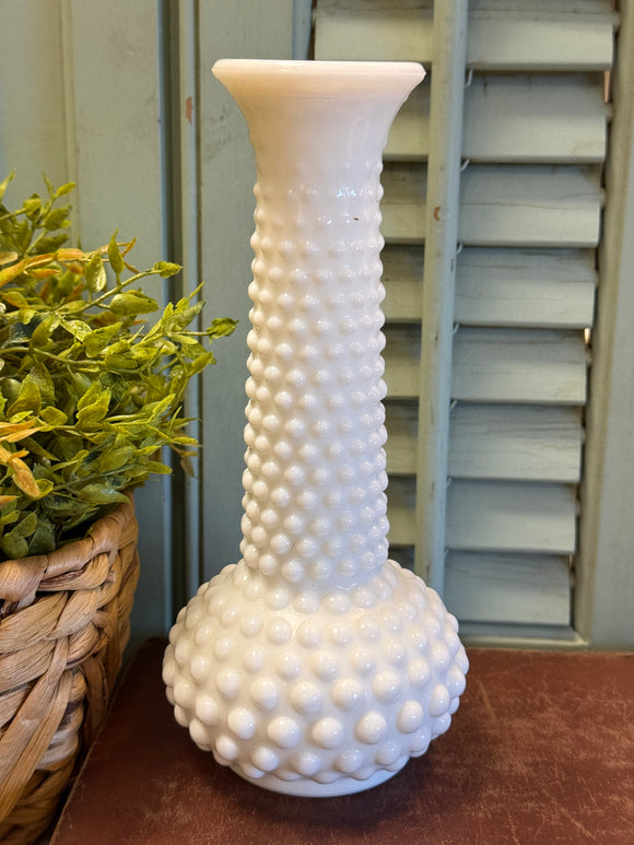 Vintage Milk Glass Bud Vase E.O. Brody Co