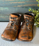 Copper Dipped Baby Shoes