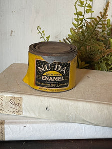 Vintage NU-DA Enamel Paint Can