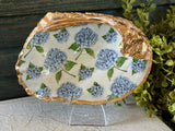 Blue Hydrangeas Tennessee River Mussel Shell