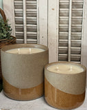 Cedar + Clove 32oz Soy Candle in Reusable Pottery