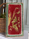 Antique 1800's Chinese Wood Temple Carving With Bird Detail