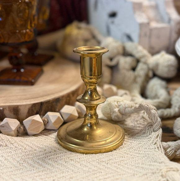 Vintage Brass Candlestick