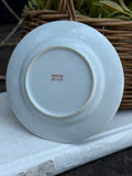 Small Vintage Brown and Yellow Rose Plate