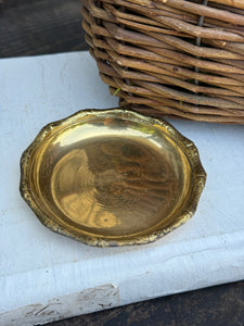 Small Vintage Brass Dish