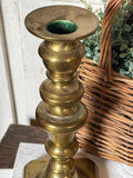 Vintage Brass Candlestick Holder with Great Patina