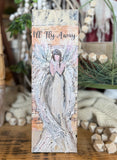 D. Vaughn 4" x 12" I'll Fly Away & Angel Canvas Art