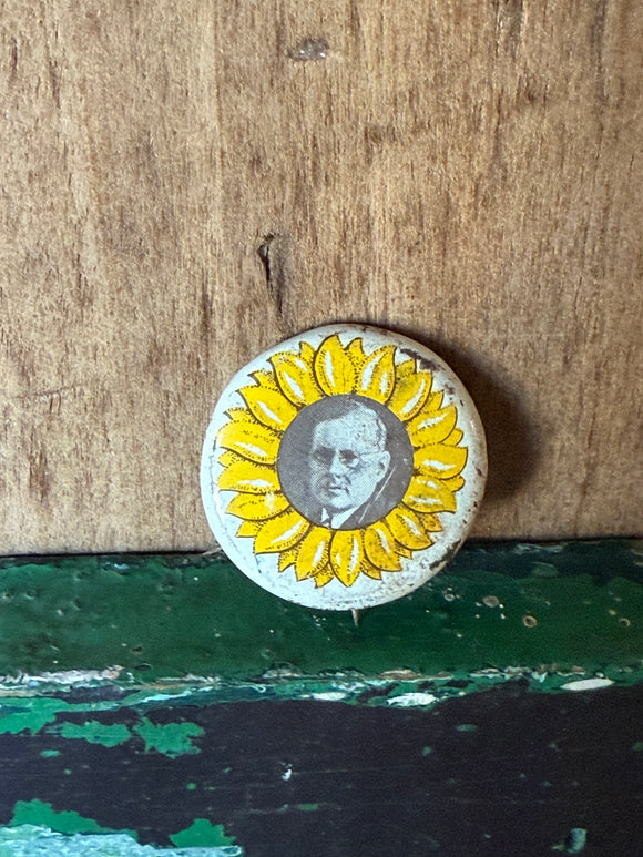 Vintage 1936 ALF LANDON Presidential Pin