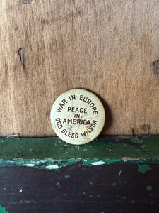 Antique 1916 WILSON Presidential Pin