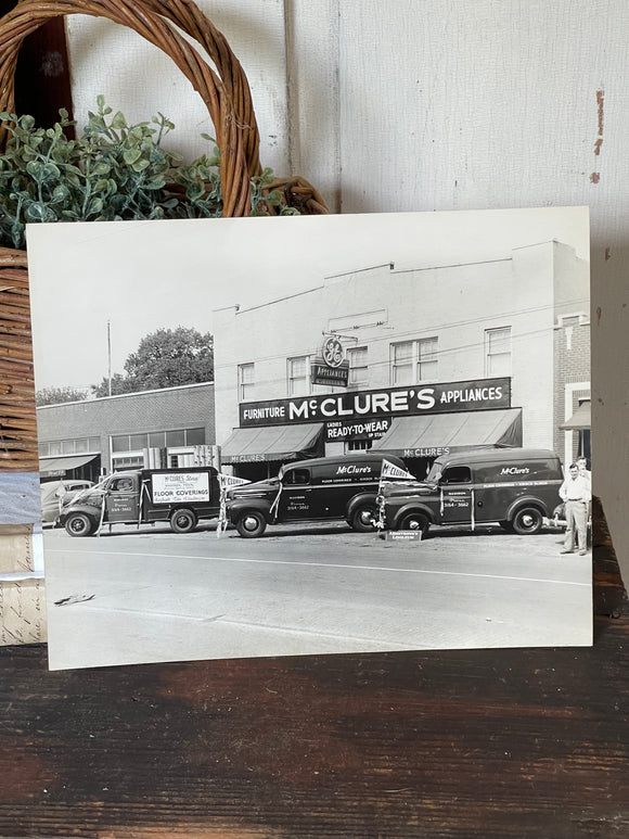 Local Vintage Advertising Photo Of McClure's from Madison, Tennessee