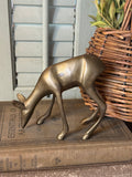 Vintage Brass Doe
