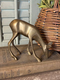 Vintage Brass Doe
