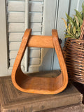 Vintage Wooden Stirrup