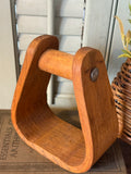 Vintage Wooden Stirrup