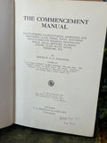 Antique Book 1915 The Commencement Manual (for a Grammar School)