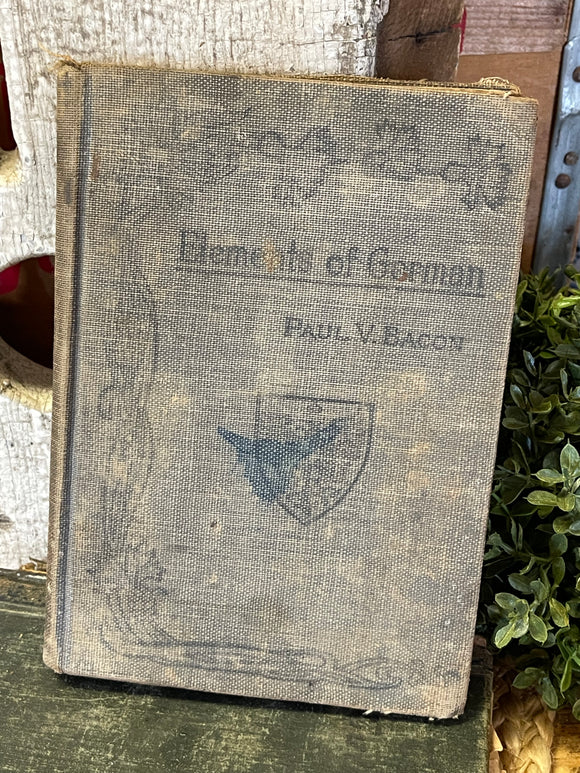 Antique Elements of German Book 1914