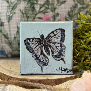 Jill Harper 4" Butterfly Canvas Art