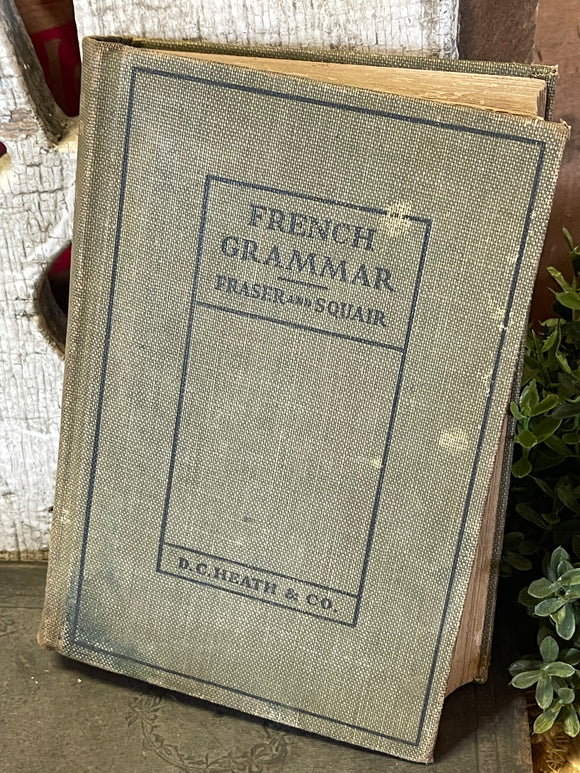 Antique Book 1901 French Grammar