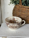 Johnson Brothers WIld Turkeys Flying Teacup Made in England