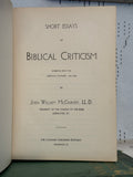 Antique Book Biblical Criticism 1910