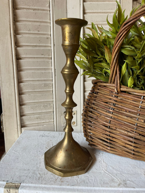 Vintage Brass Candle Stick Holder