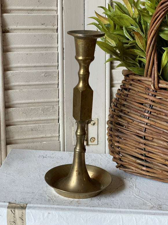 Vintage Brass Candle Stick Holder