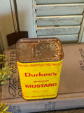 Vintage Durkee's Ground Mustard Tin