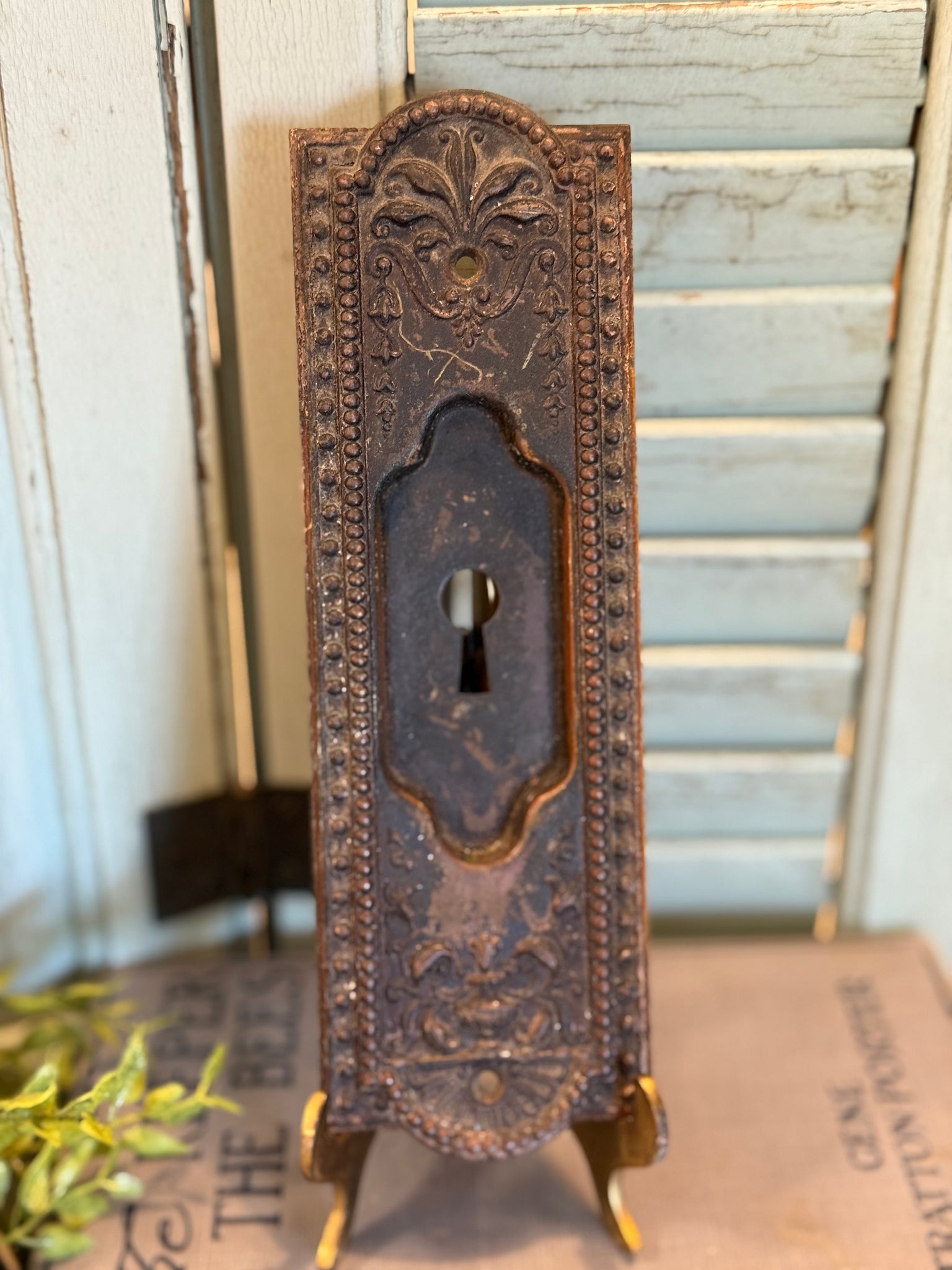 Antique Pocket Door Plate – The Gentleman's Stache, DBA Mercantile